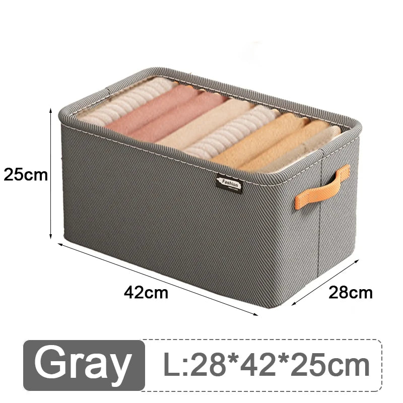 Closets Clothes Organizer Large Capacity Pants Jeans Storage Box Cabinet Drawers Underwear Socks T-Shirt Wardrobe Organizer