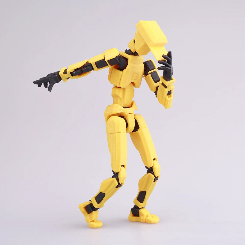 Multi-Jointed Movable Shapeshift Robot 2.0 3D Printed Mannequin Dummy 13 Action Figures Toys Kids Adults Parent-children Games