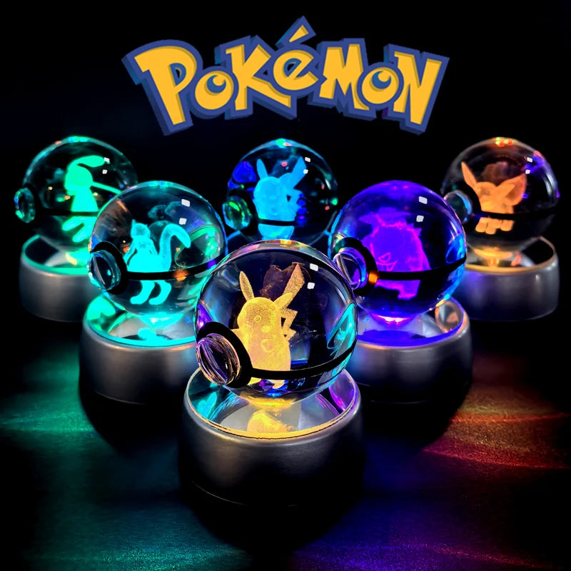 3D Pokémon Crystal Ball Lamp – A Unique and Enchanting Gift