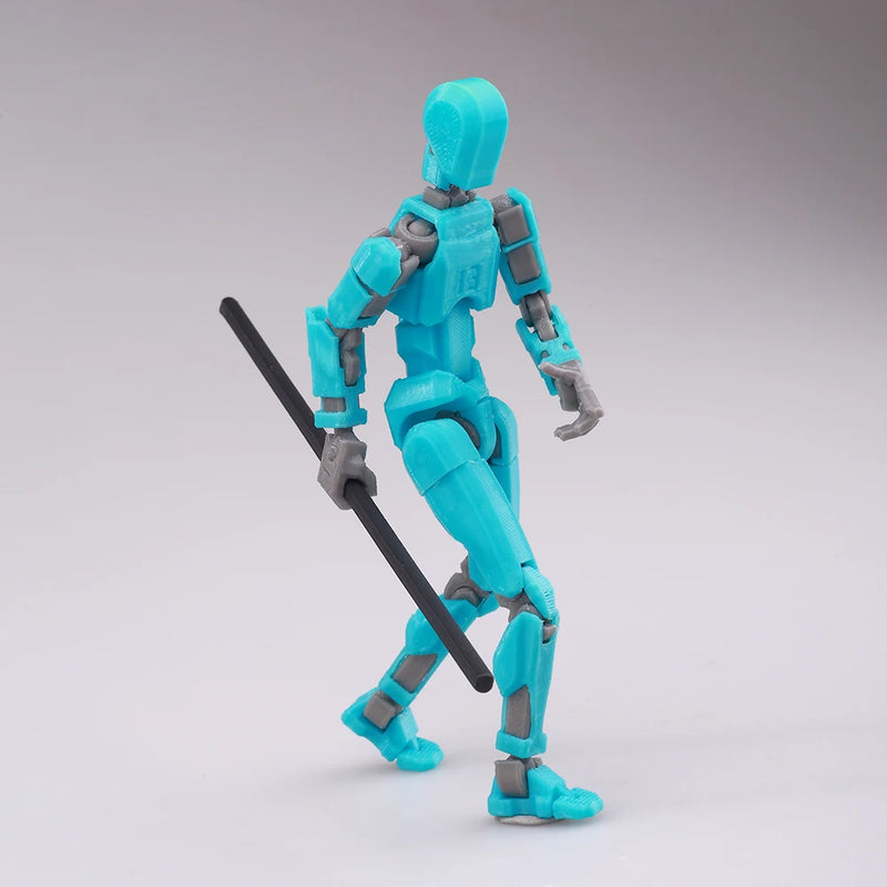 Multi-Jointed Movable Shapeshift Robot 2.0 3D Printed Mannequin Dummy 13 Action Figures Toys Kids Adults Parent-children Games