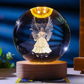 Divine Glow 3D: Jesus Crystal Night Light