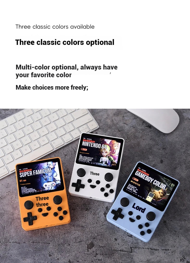 Powkiddy Rgb20s 640*480 3.5-Inch 4:3 Handheld Game Console Retro Open Source System Rk3326 Ips Screen Children'S Gifts 2024 New