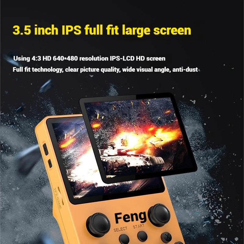 Powkiddy Rgb20s 640*480 3.5-Inch 4:3 Handheld Game Console Retro Open Source System Rk3326 Ips Screen Children'S Gifts 2024 New